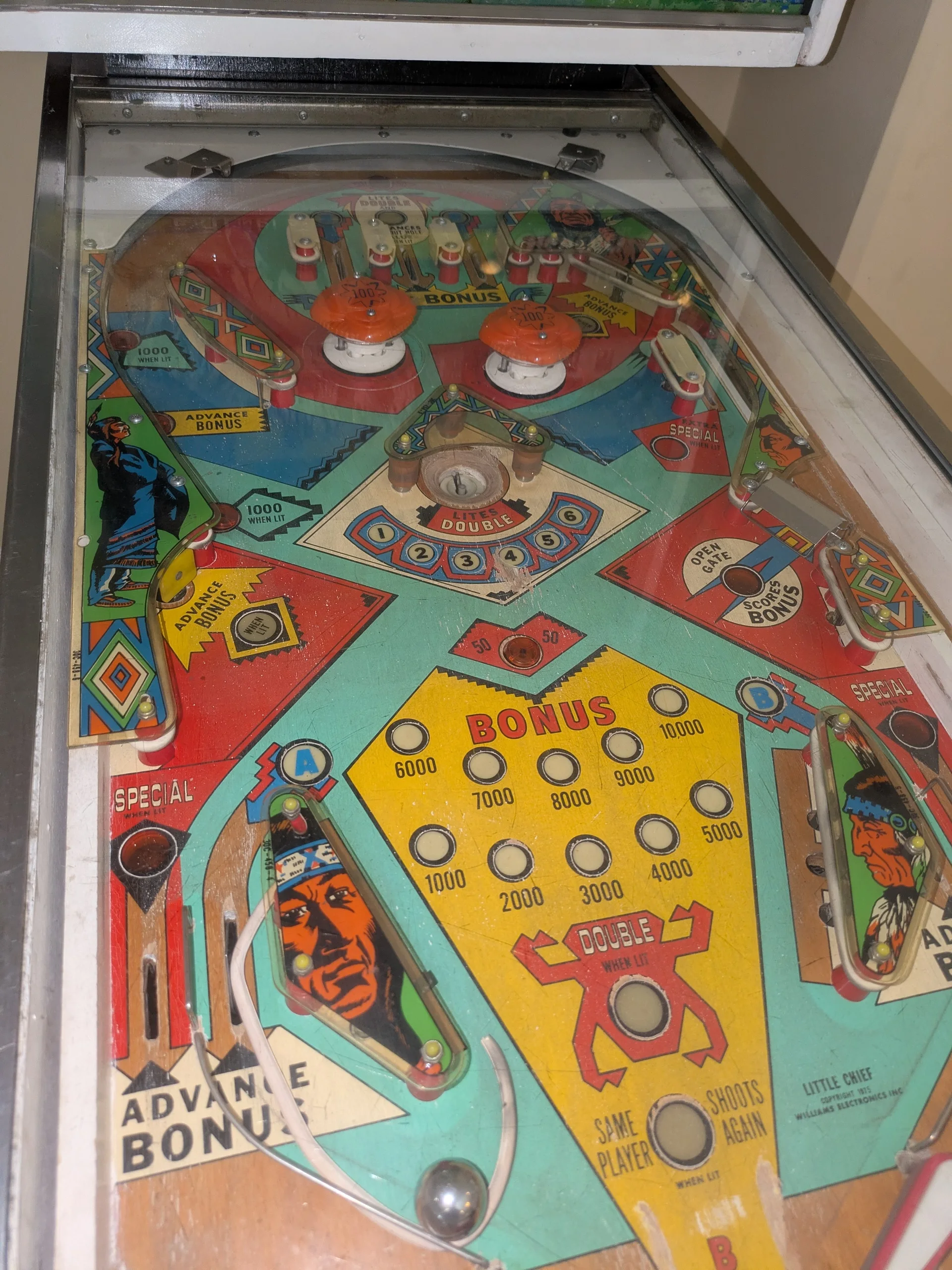 Little Chief playfield