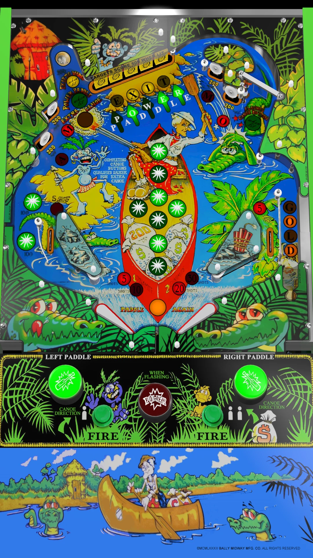 Granny and the Gators playfield