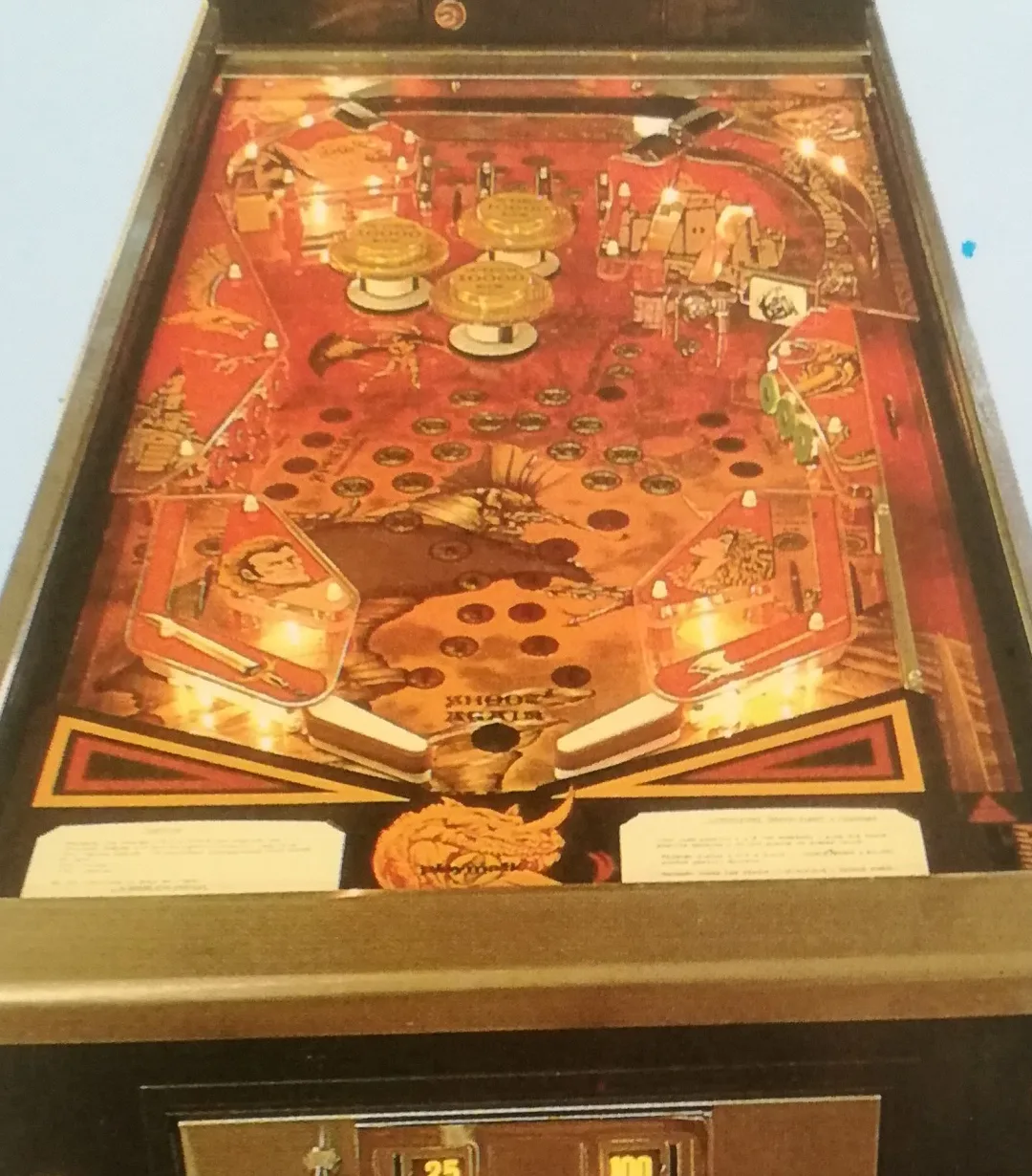 Flash Dragon playfield
