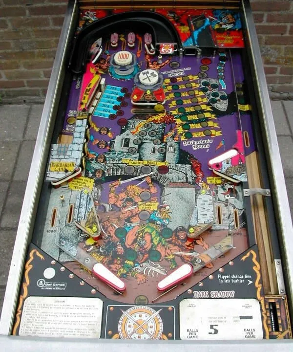 Dark Shadow playfield