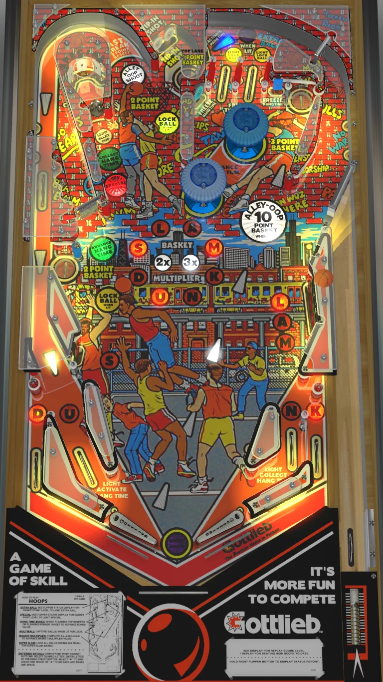 Hoops playfield