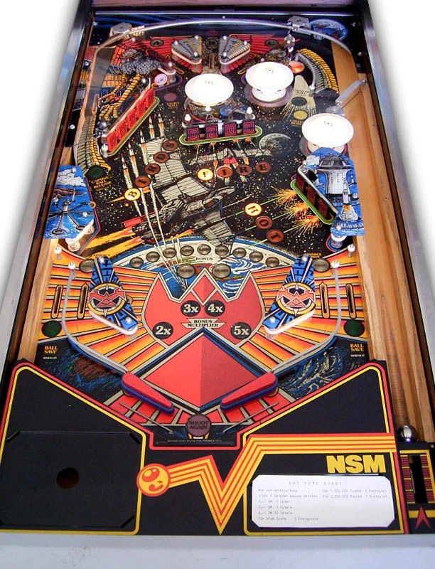 Hot Fire Birds playfield