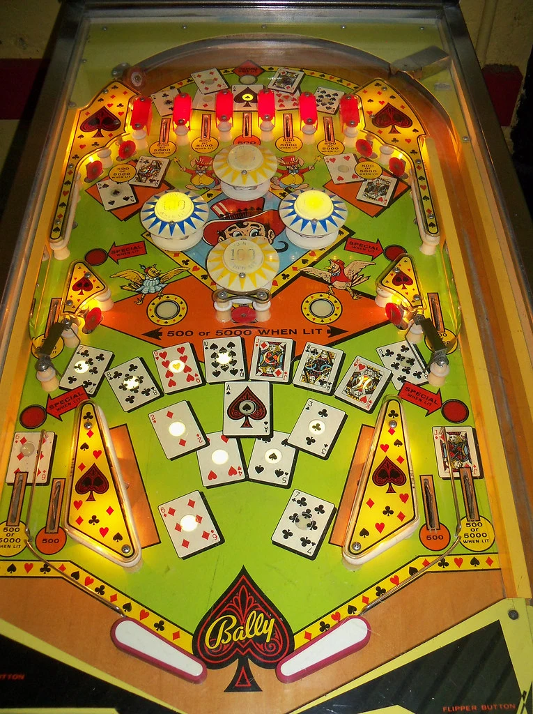 Hi-Lo Ace playfield