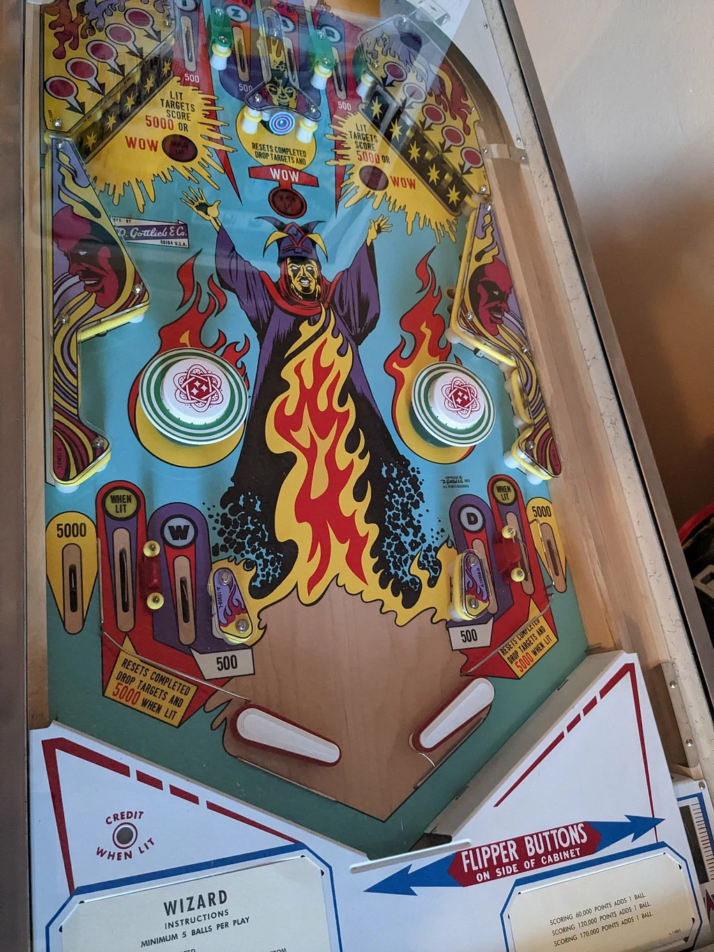 Magic Wizard playfield