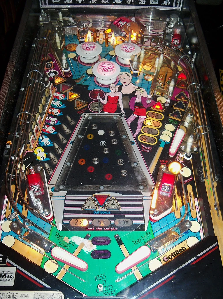 Bad Girls playfield