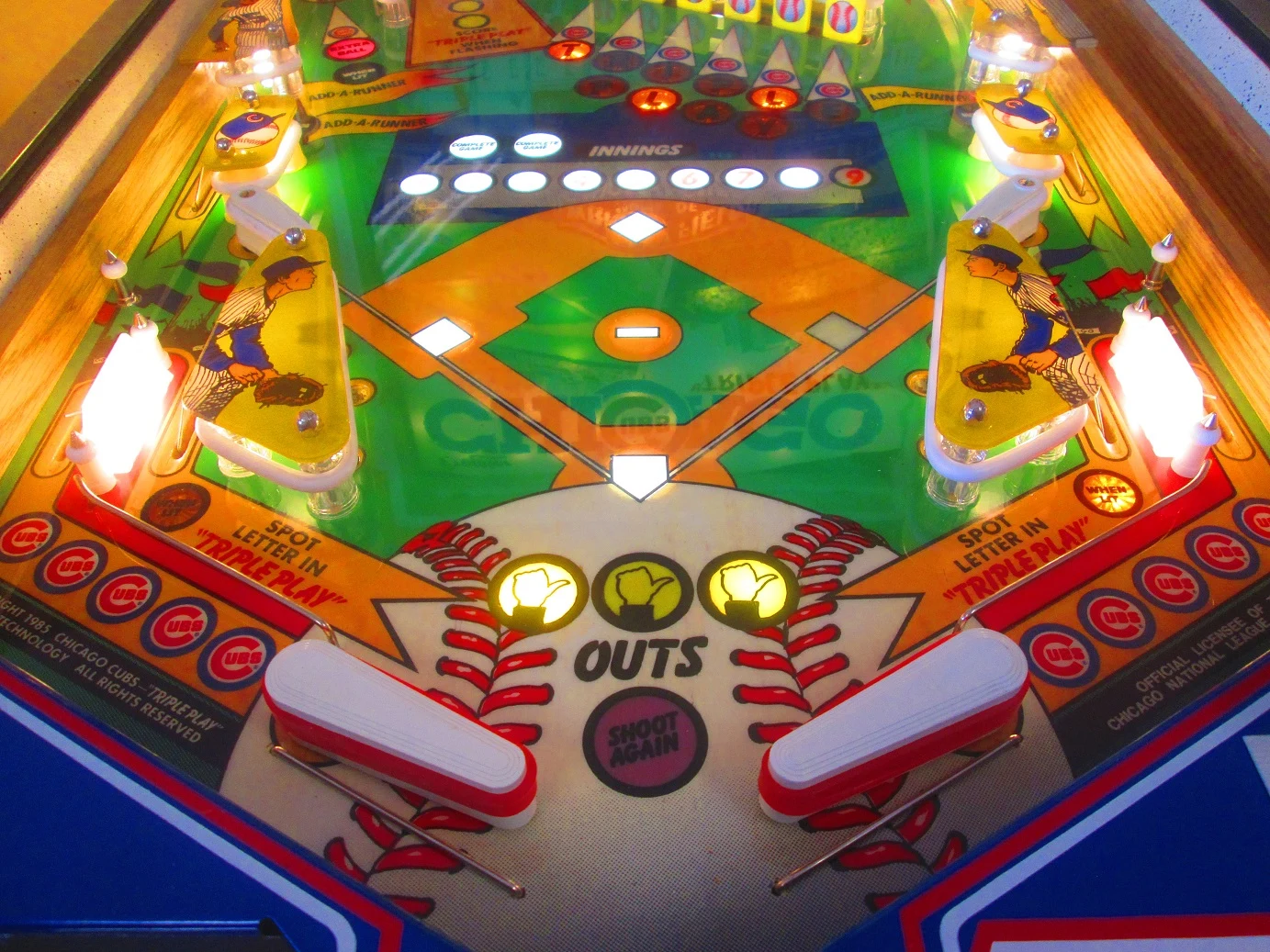 Chicago Cubs 'Triple Play' playfield