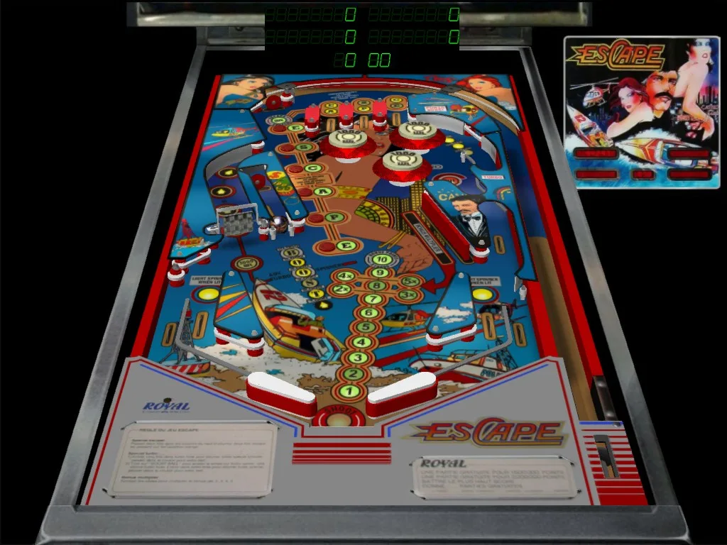 Escape playfield