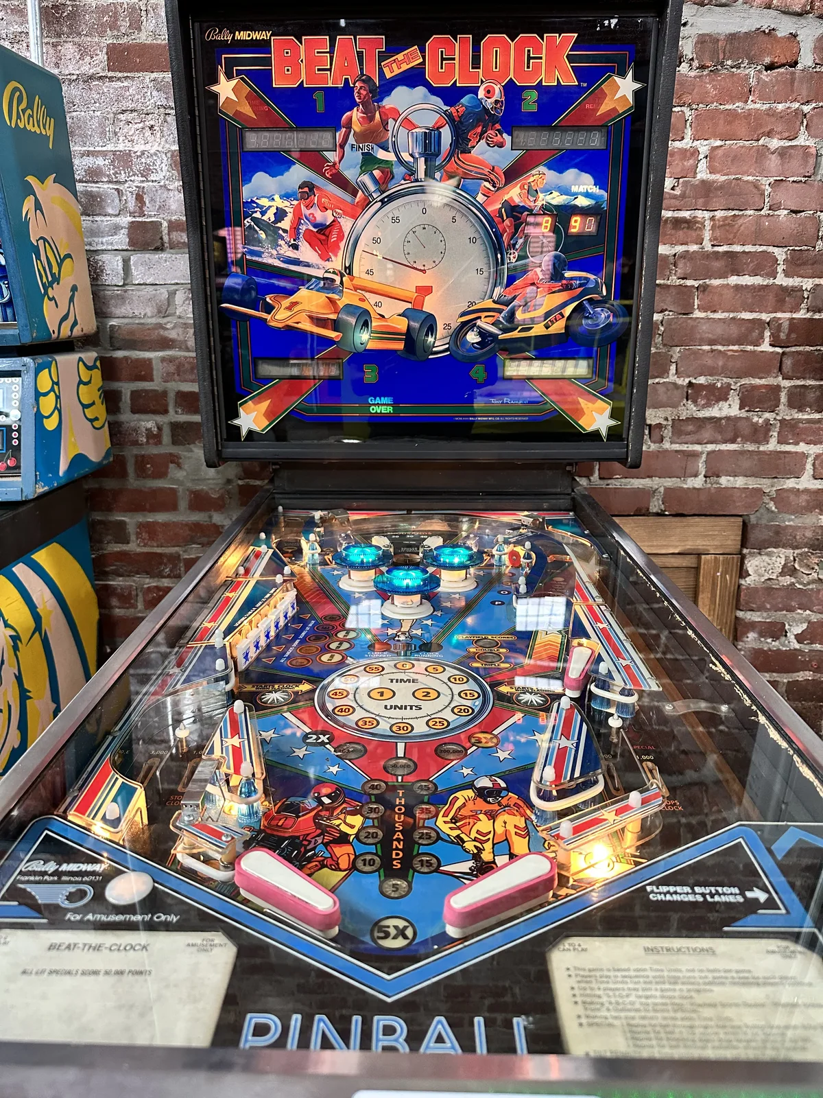Beat the Clock playfield