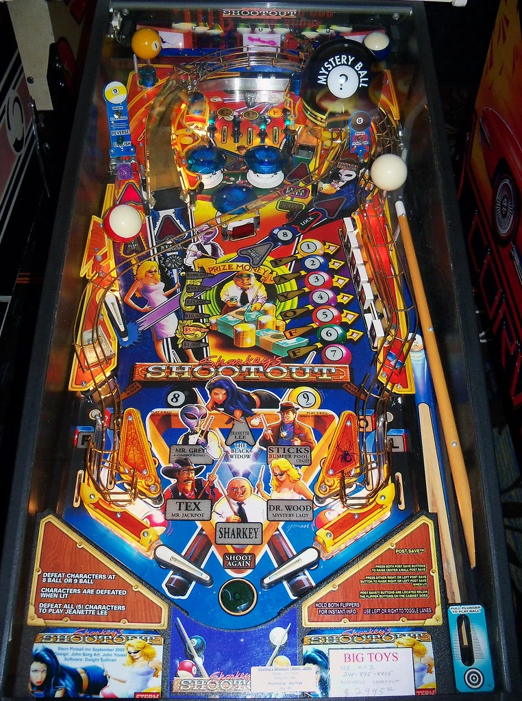 Sharkey's Shootout playfield