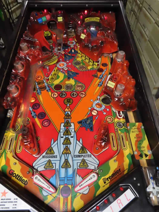 Operation: Thunder playfield