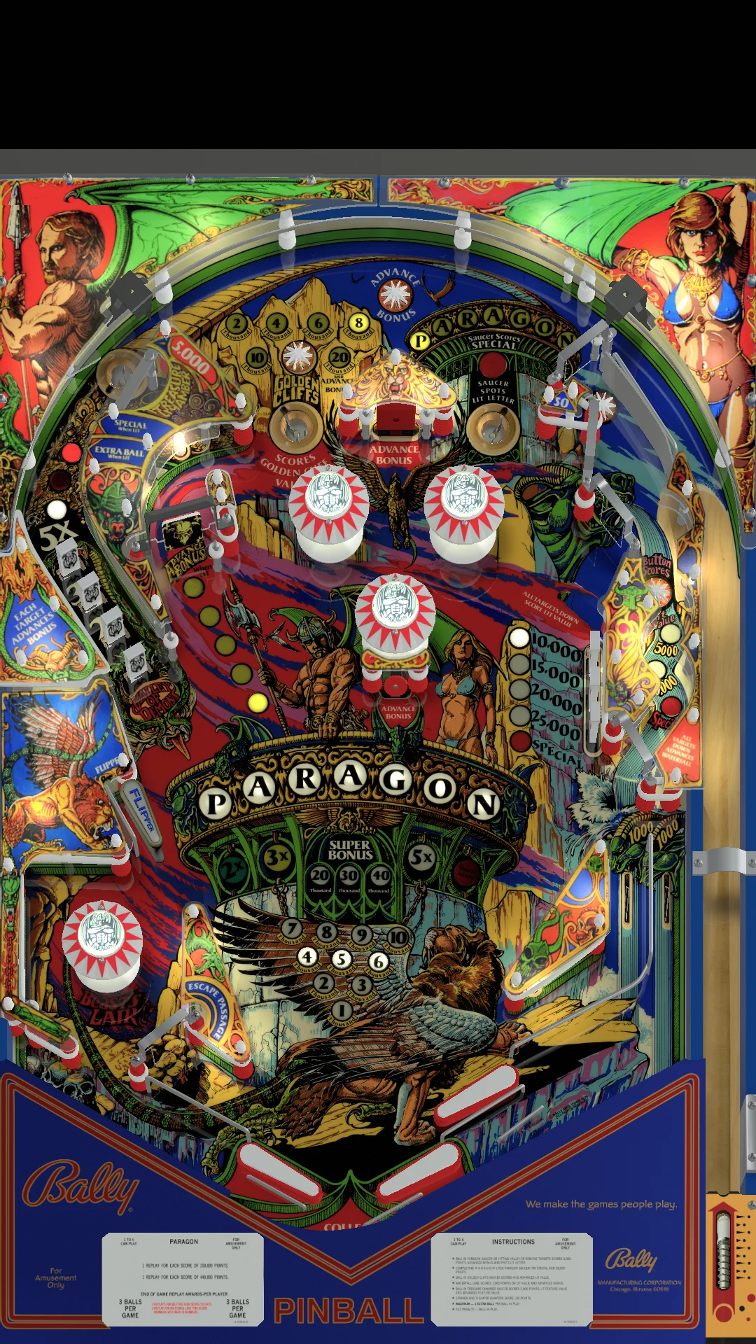 Paragon playfield