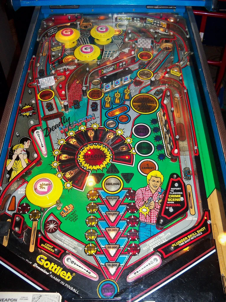 Deadly Weapon playfield