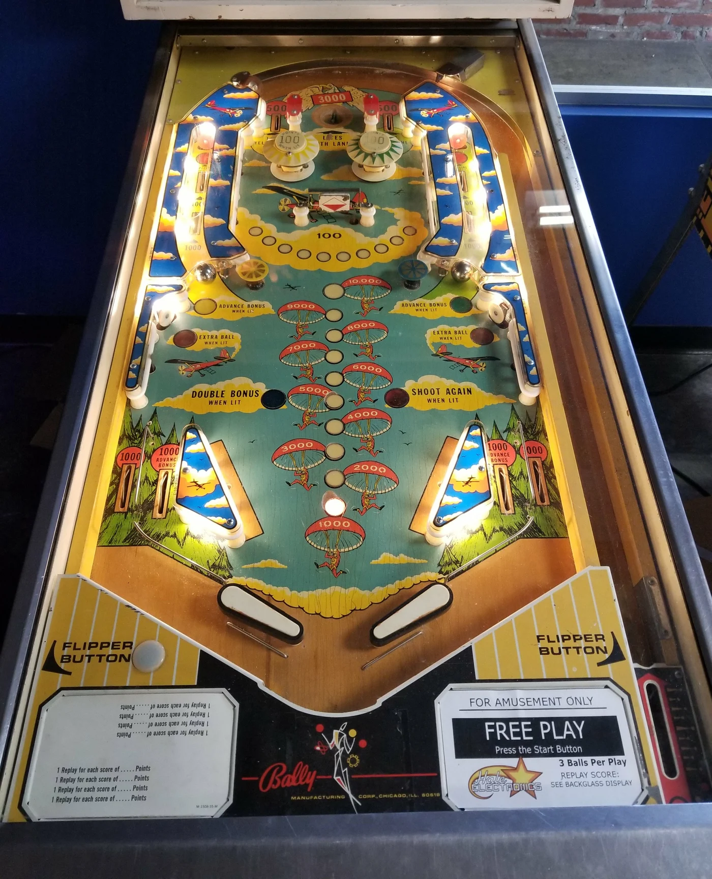 Sky Kings playfield