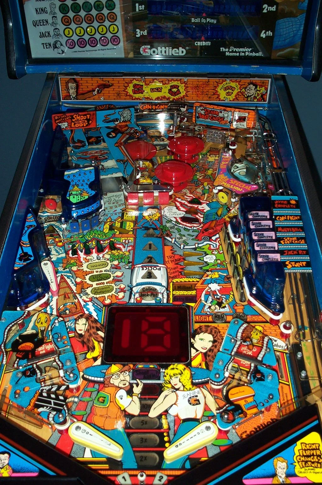 Lights...Camera...Action! playfield
