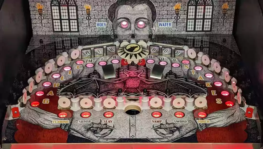 Drained playfield