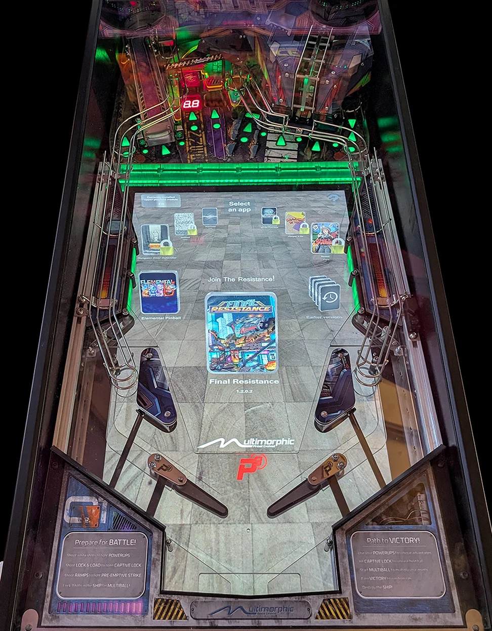 Final Resistance playfield