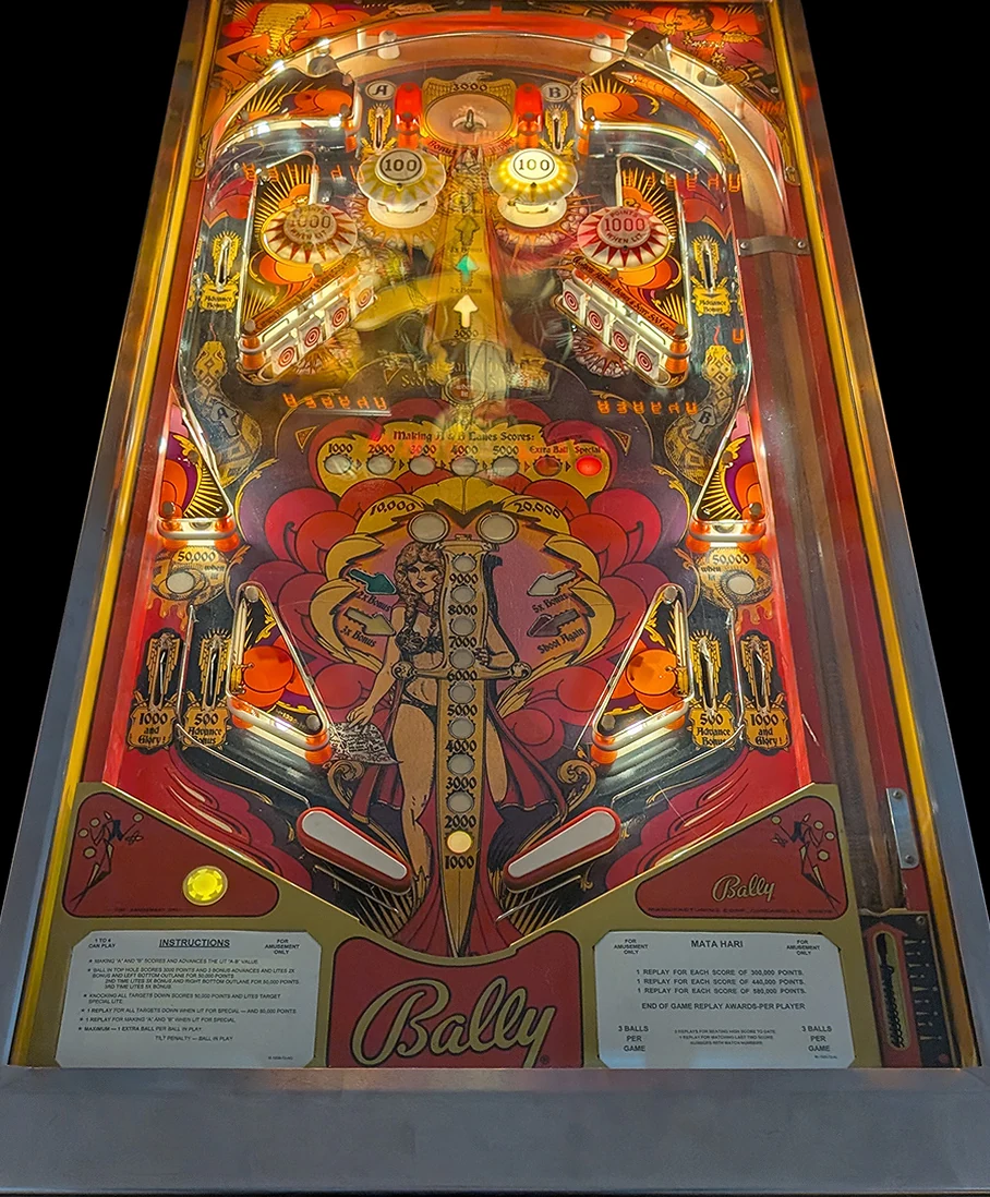 Mata Hari playfield