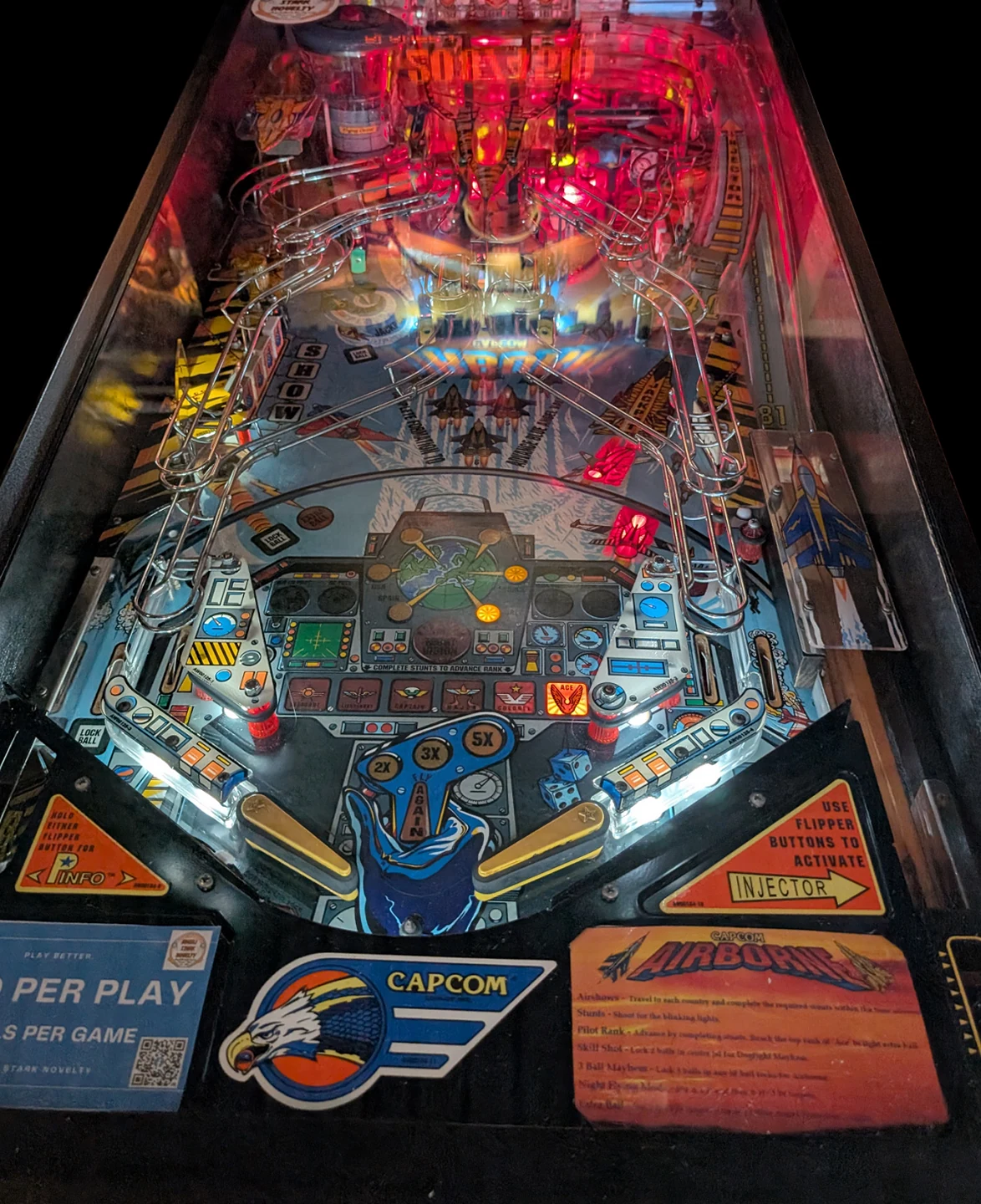 Airborne playfield