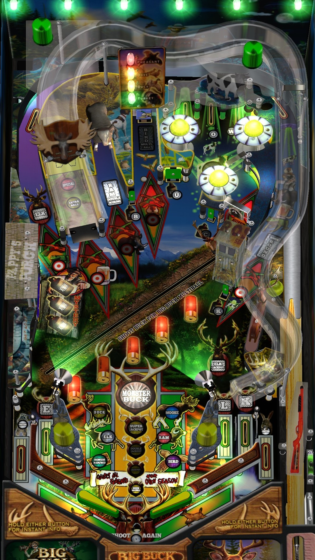 Big Buck Hunter Pro playfield
