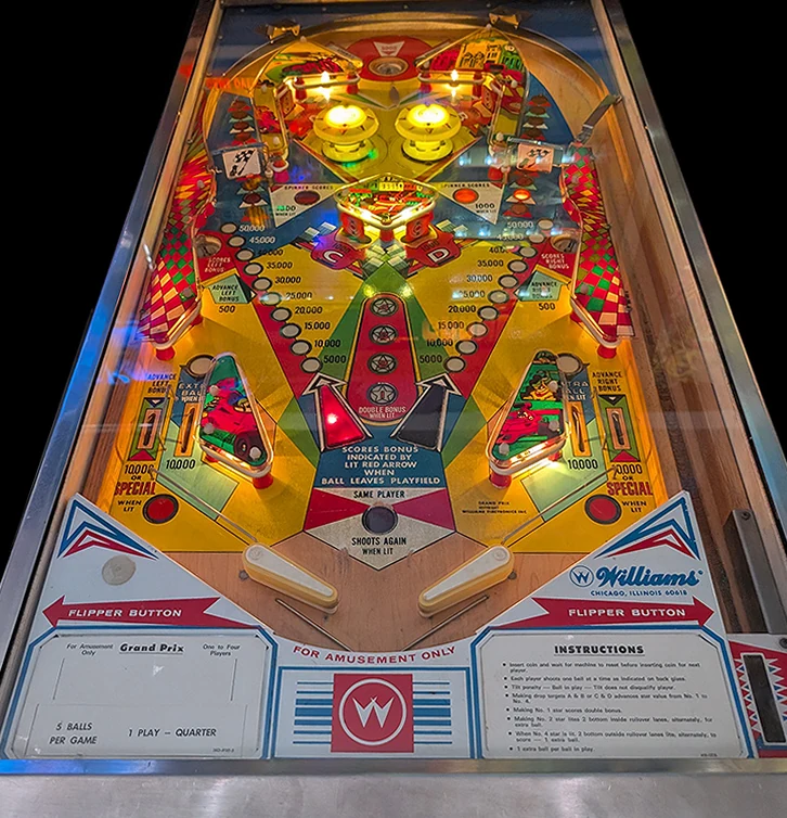 Grand Prix playfield
