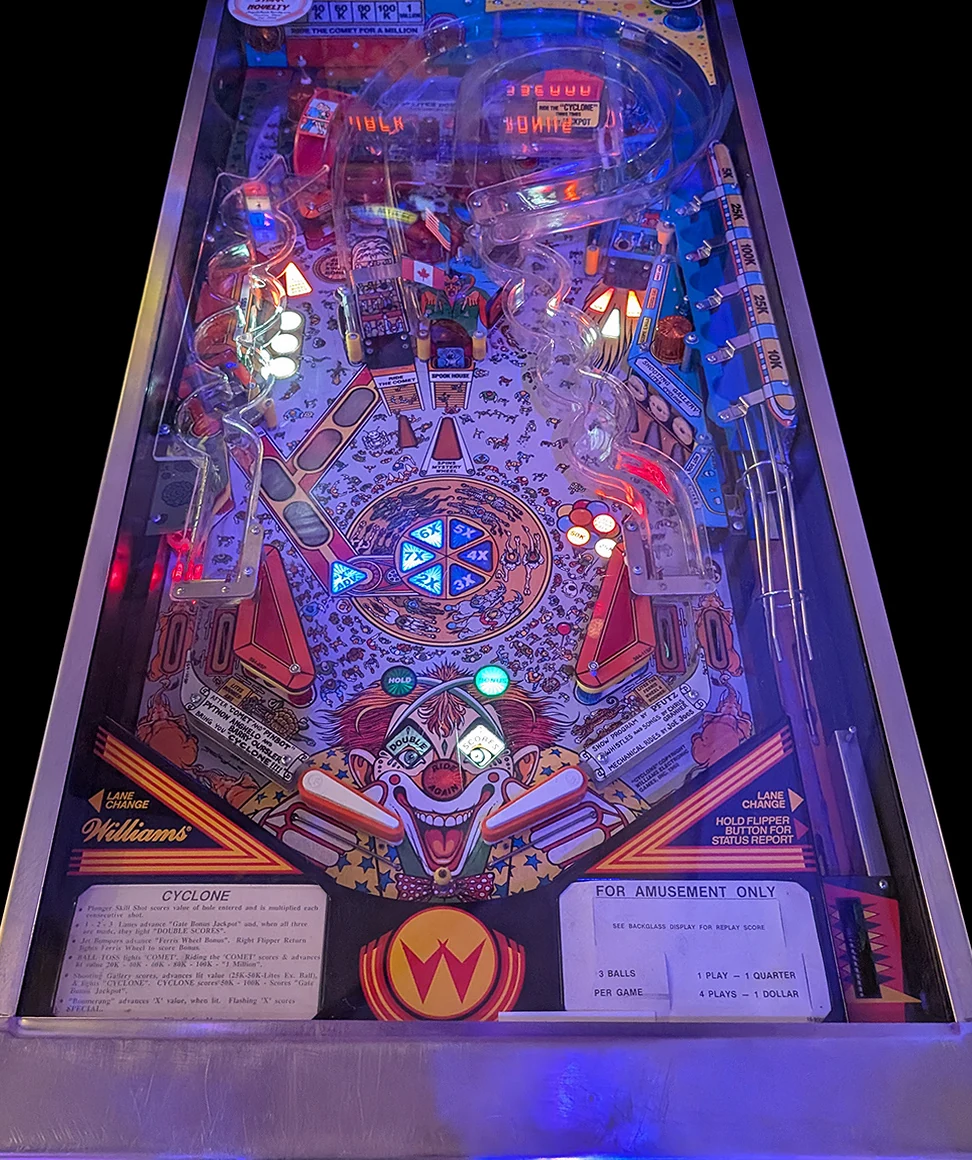 Cyclone playfield