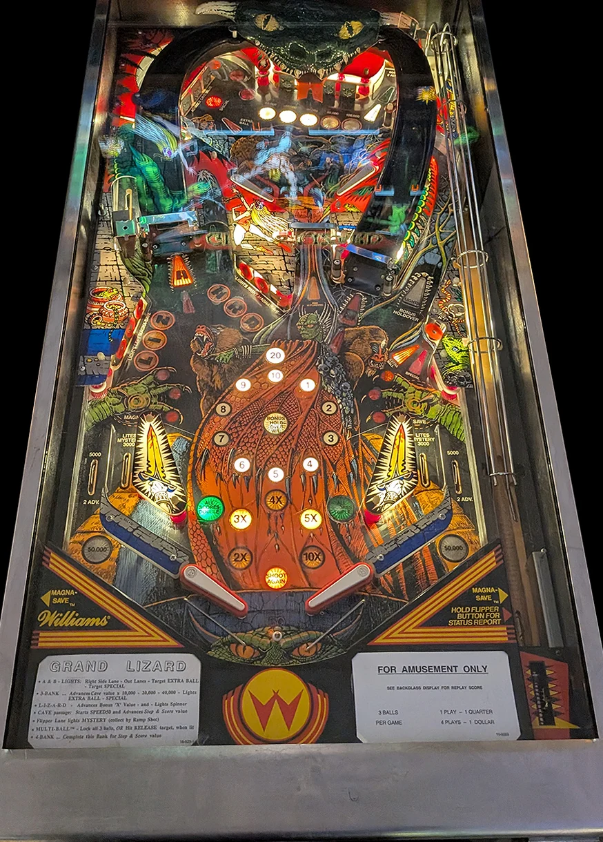 Grand Lizard playfield