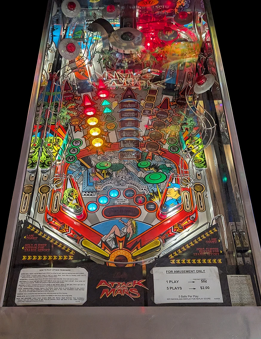 Attack from Mars playfield