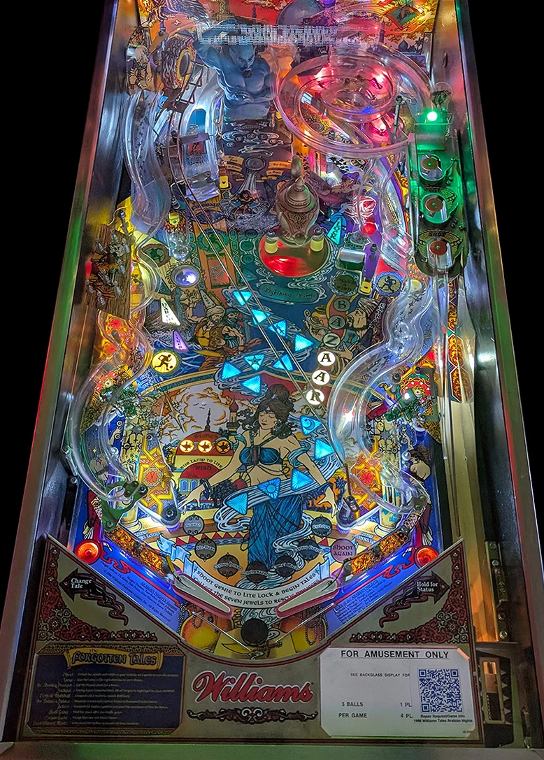 Tales of the Arabian Nights playfield