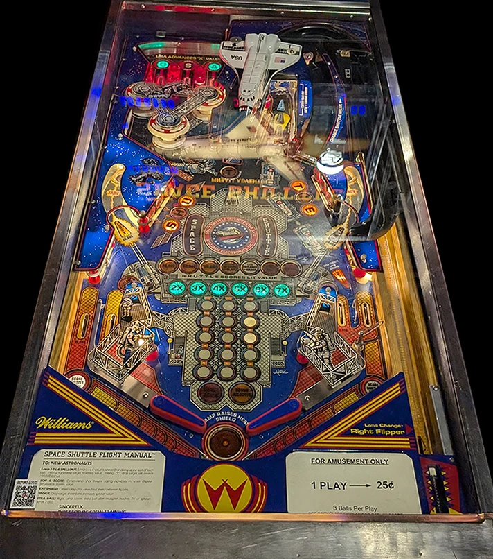 Space Shuttle playfield