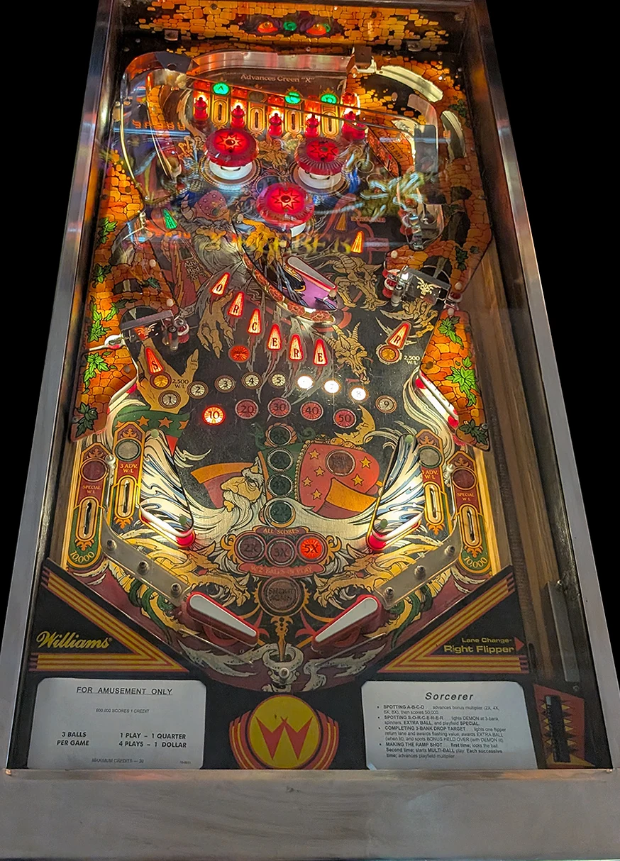 Sorcerer playfield