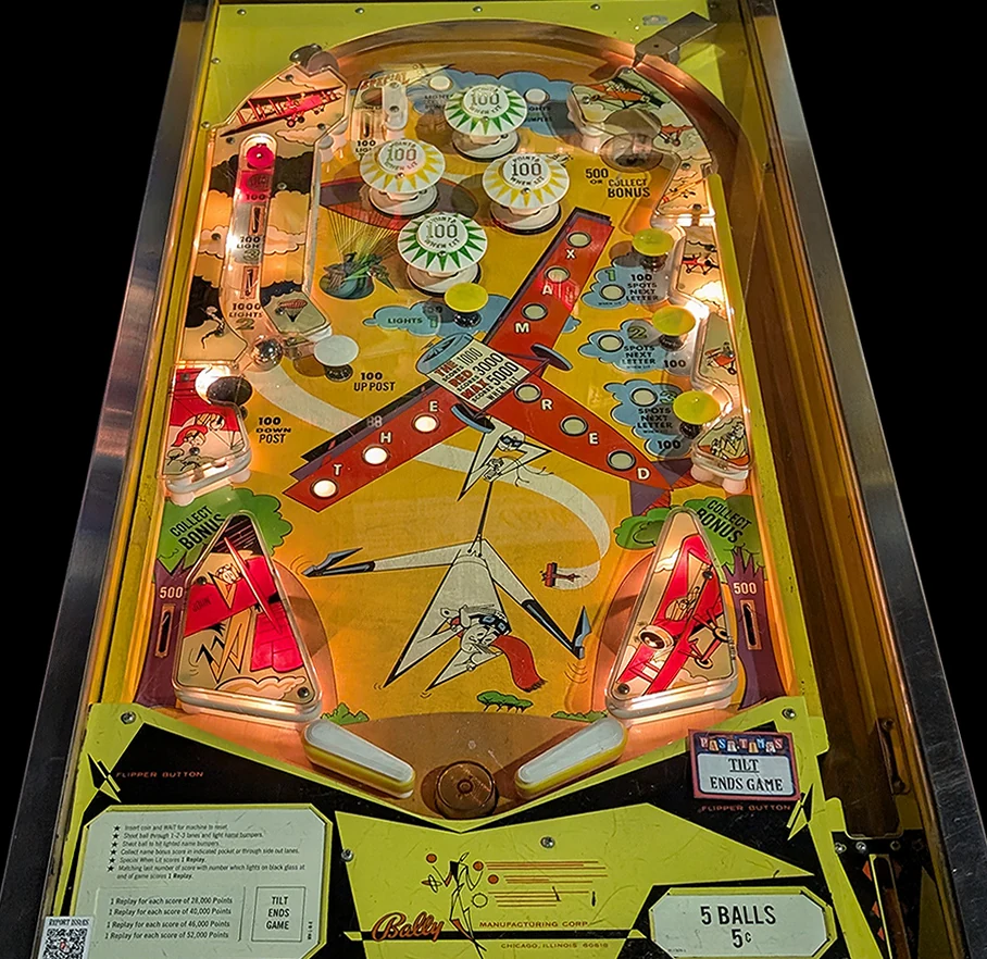 The Red Max playfield