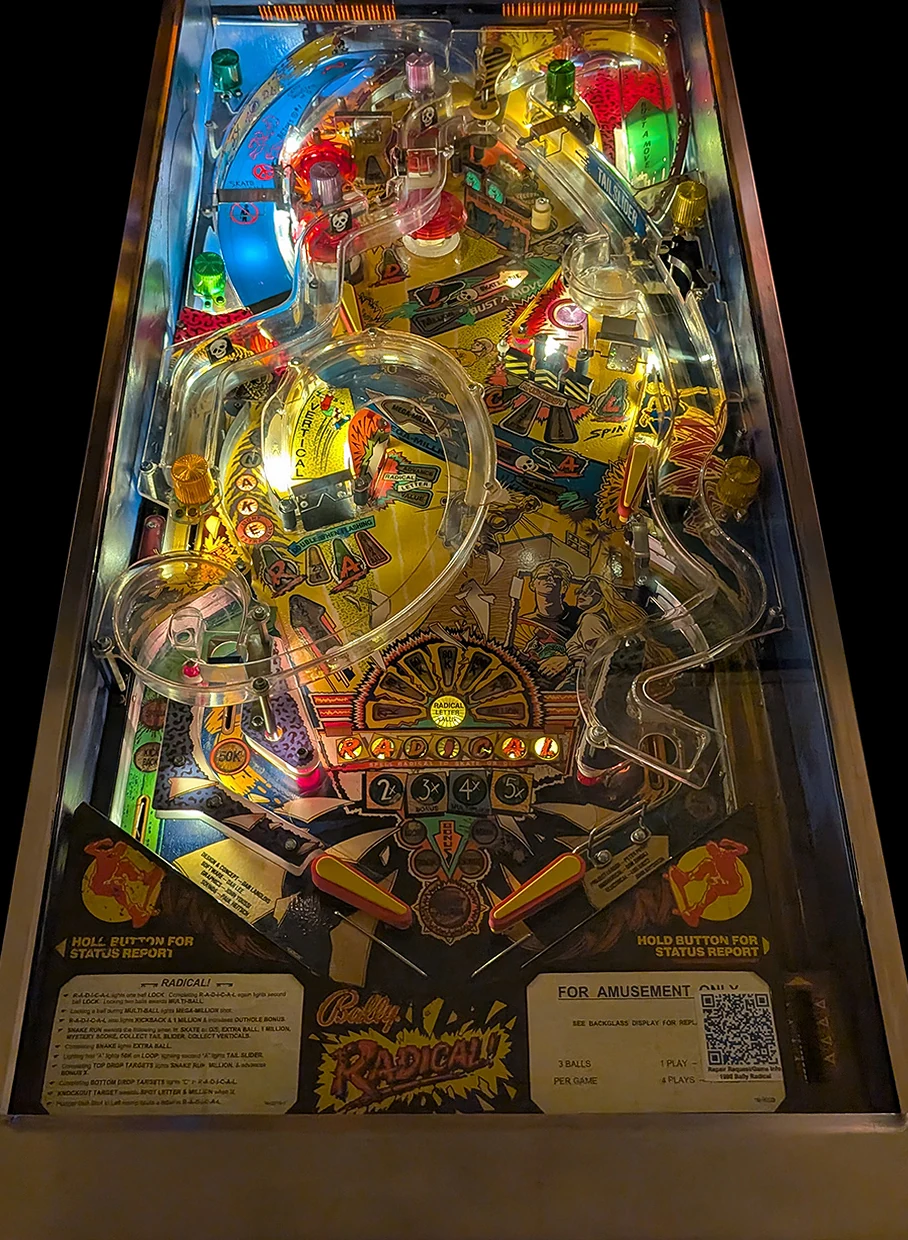 Radical! playfield