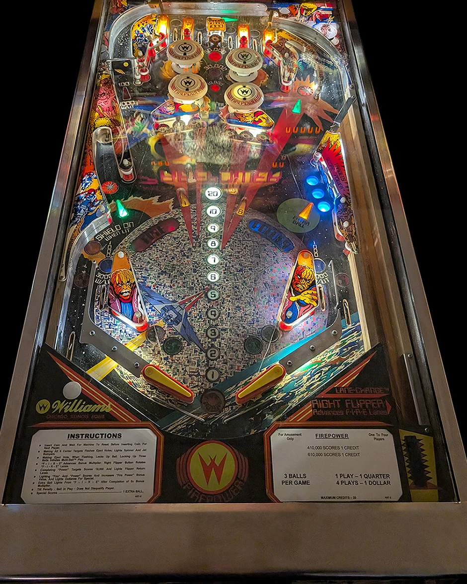 Firepower playfield