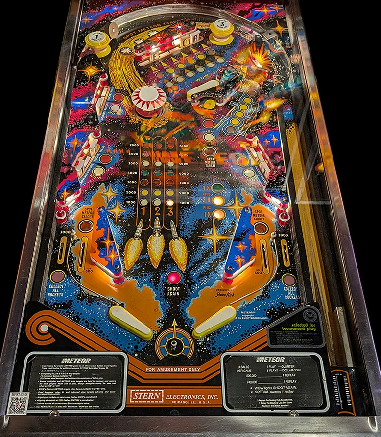 Meteor playfield