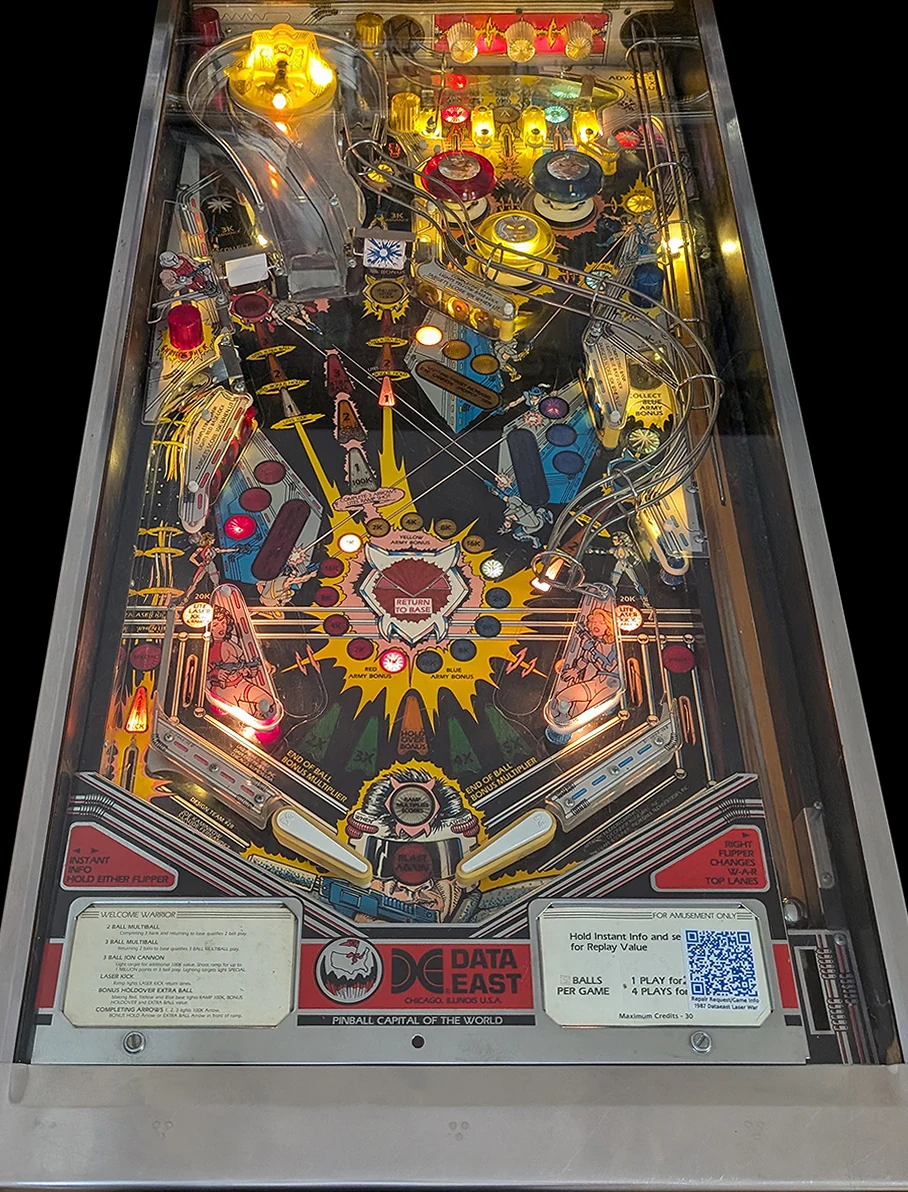 Laser War playfield