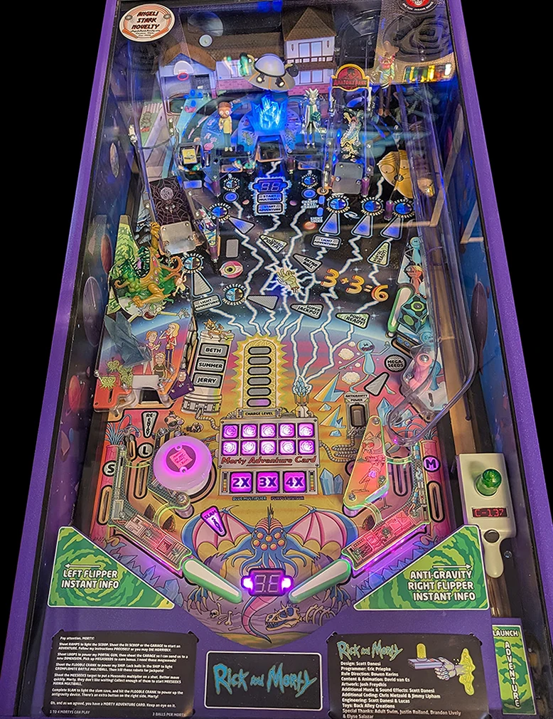 Rick and Morty playfield