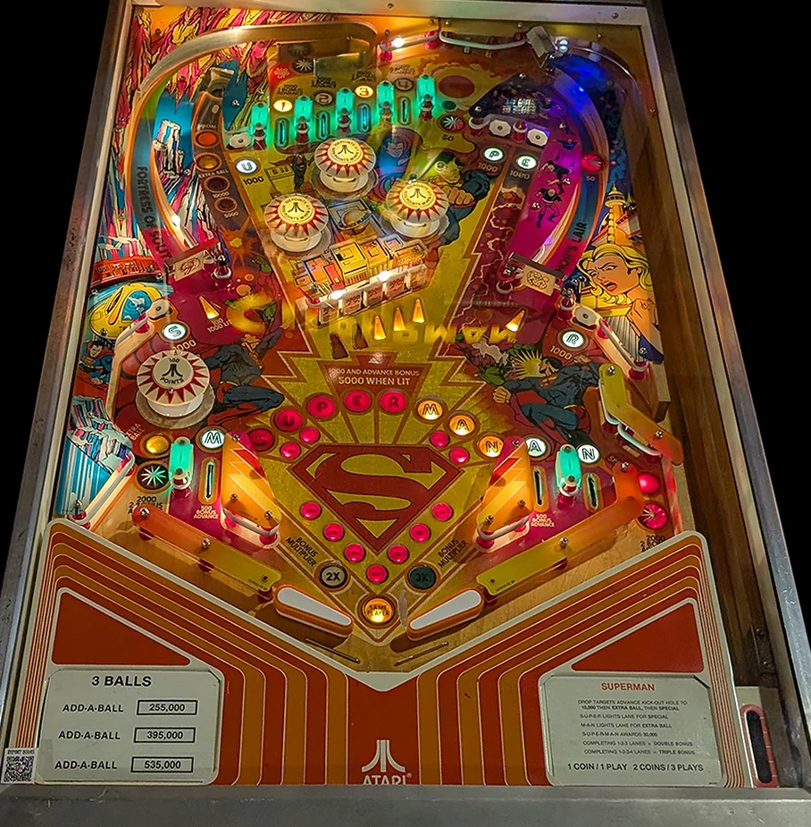 Superman playfield