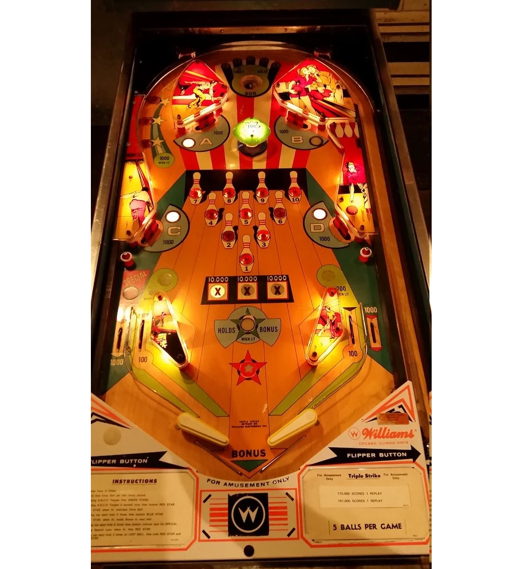 Triple Strike playfield