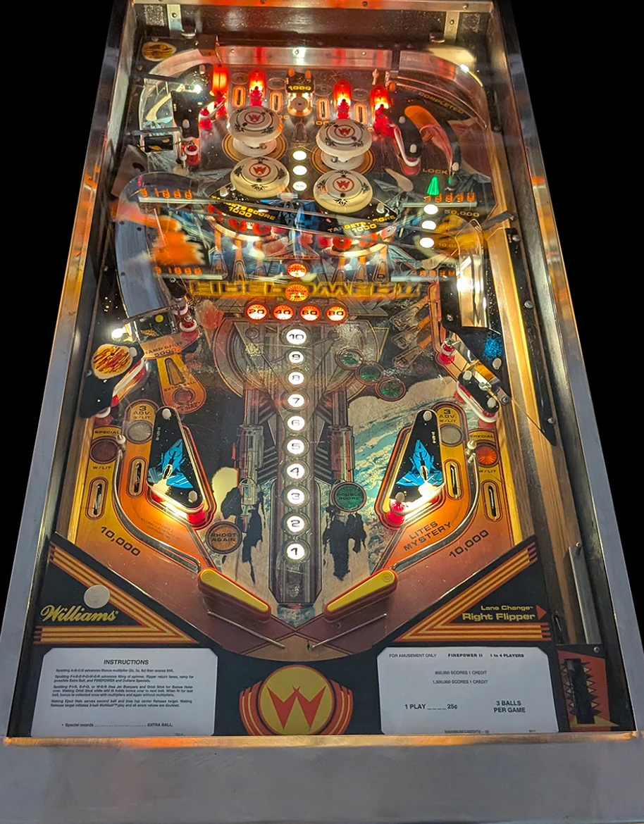 Firepower II playfield
