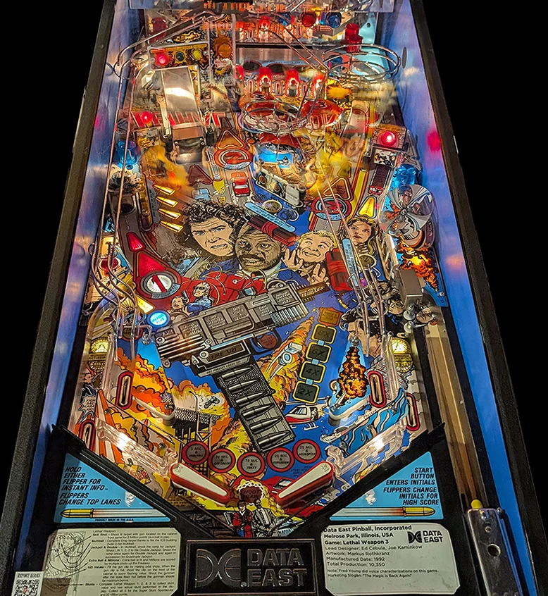Lethal Weapon 3 playfield