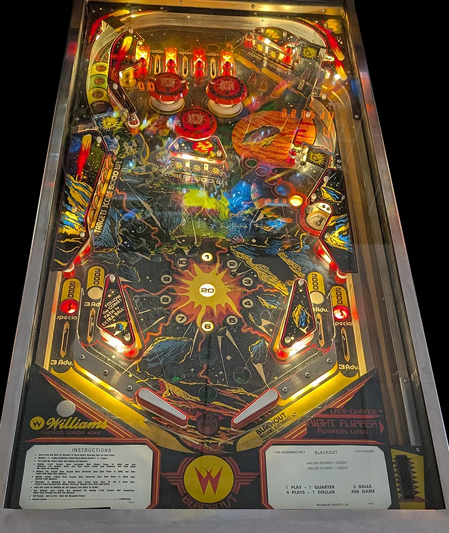 Blackout playfield