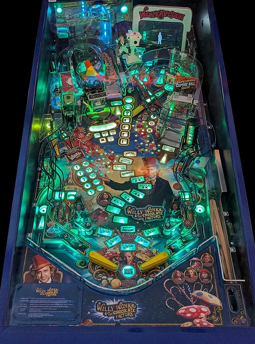 Willy Wonka & The Chocolate Factory playfield