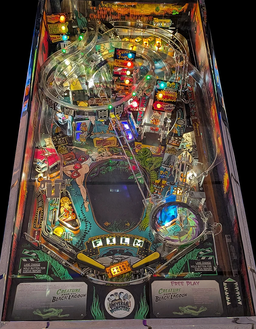 Creature from the Black Lagoon playfield