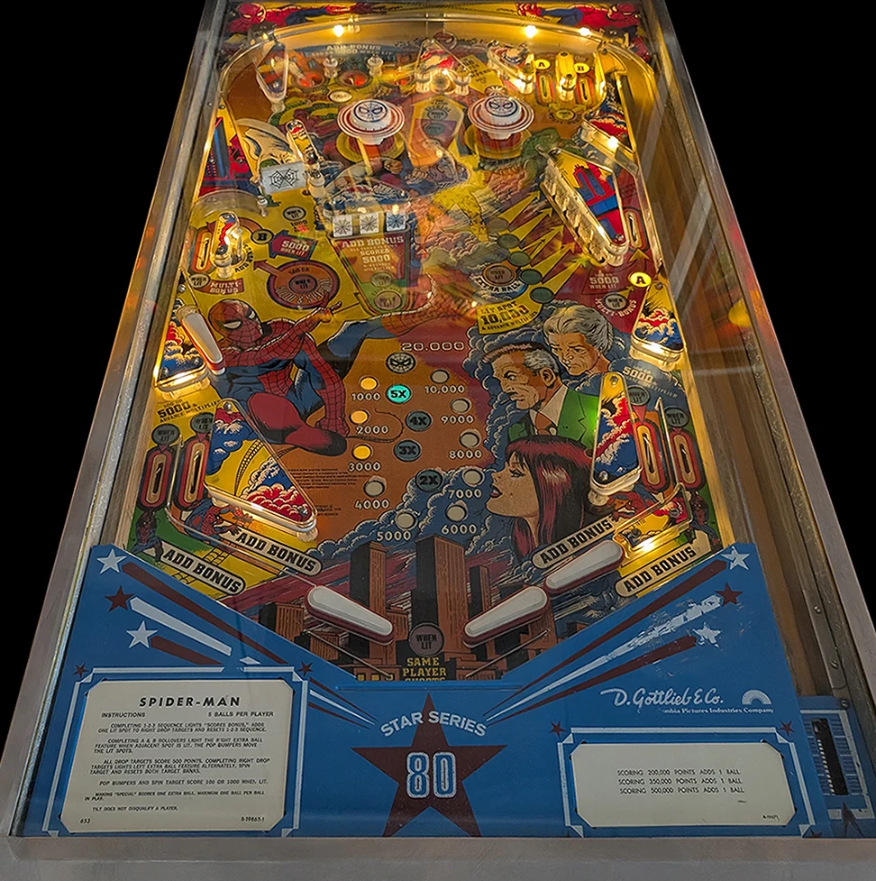 Spider-Man playfield