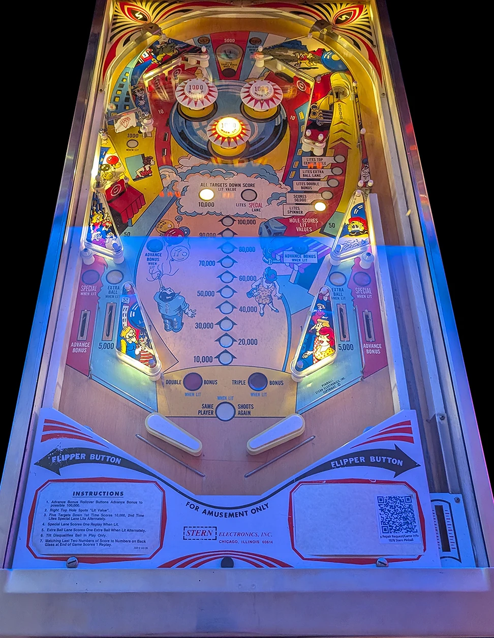 Pinball playfield