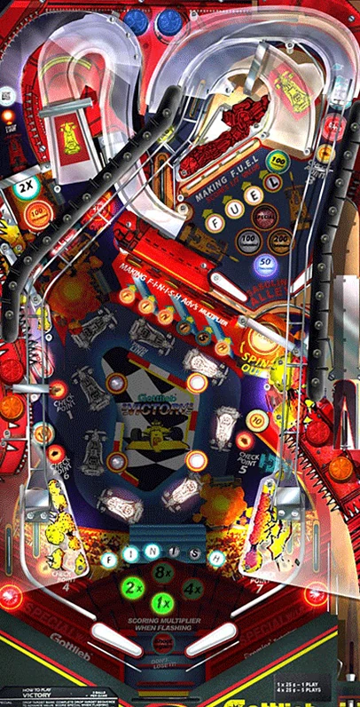 Victory playfield