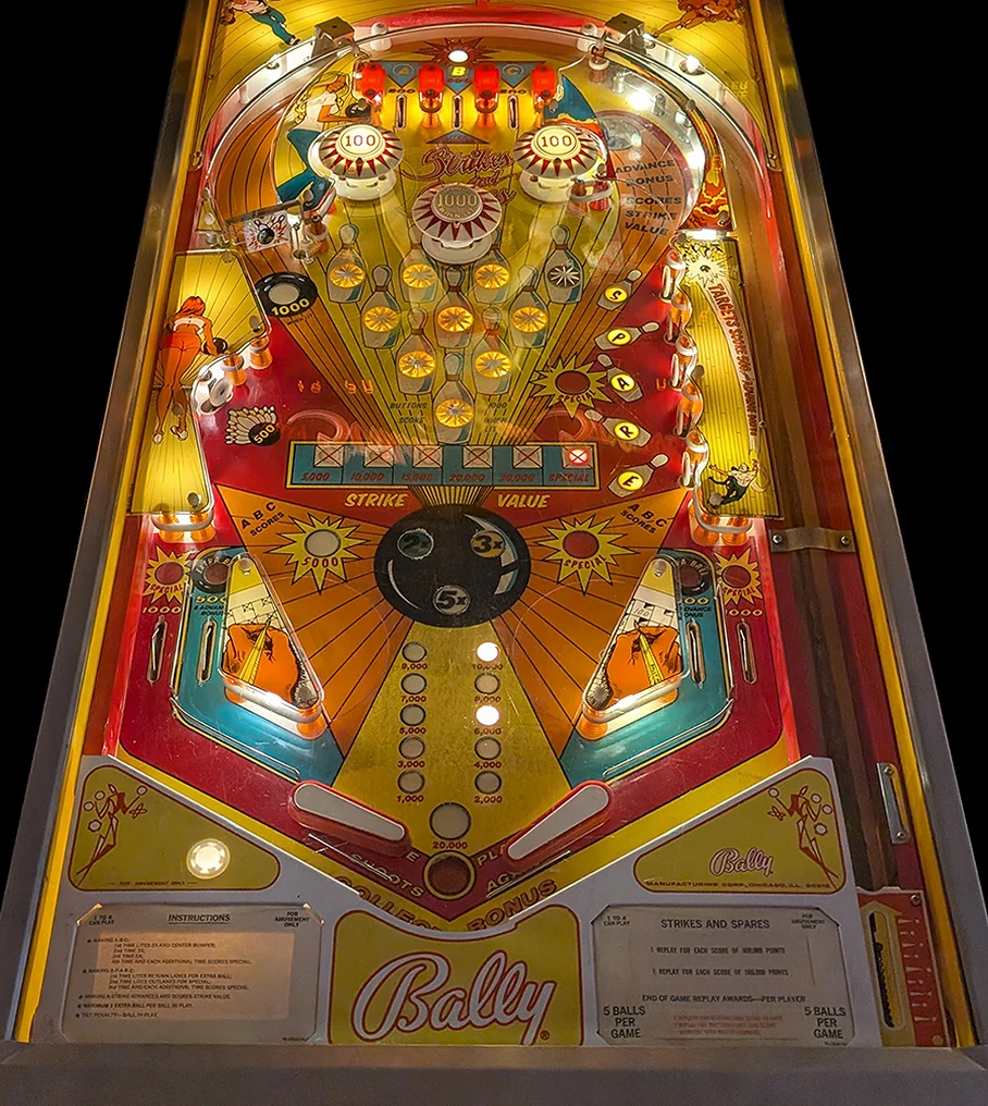 Strikes and Spares playfield