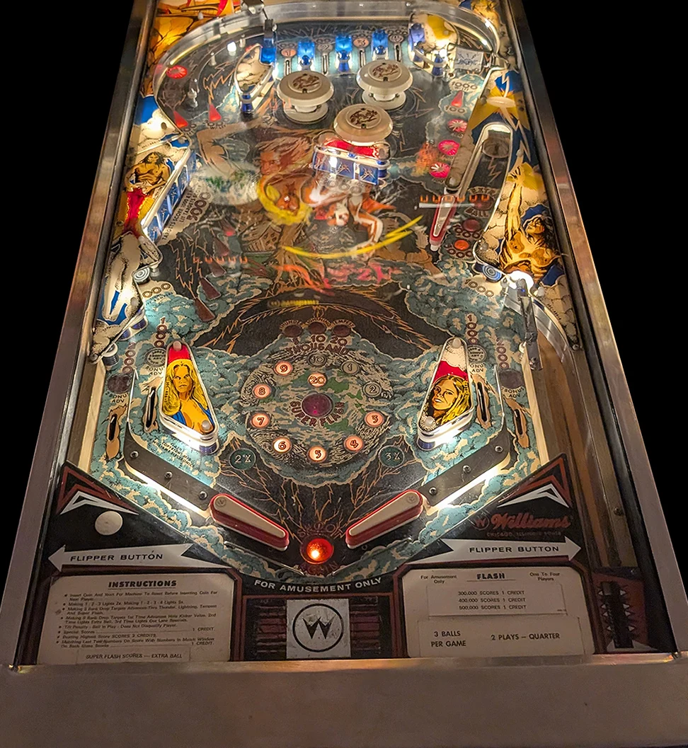Flash playfield