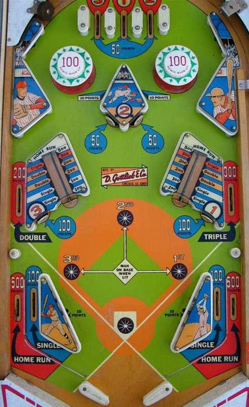 Baseball / Batter Up playfield
