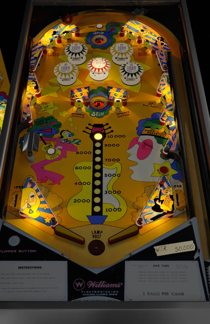 Jive Time / Rock 'N Roll playfield